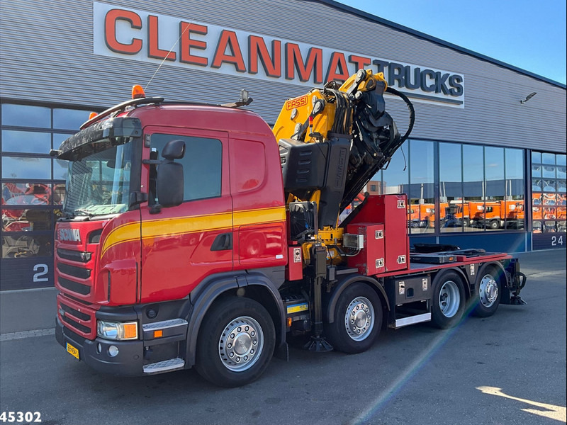 Scania G 480 8x2 Fassi 95 Tonmeter ladkraan + Fly-Jib - Tracteur routier: photos 2 Scania G 480 8x2 Fassi 95 Tonmeter ladkraan + Fly-Jib - Tracteur routier: photos 2