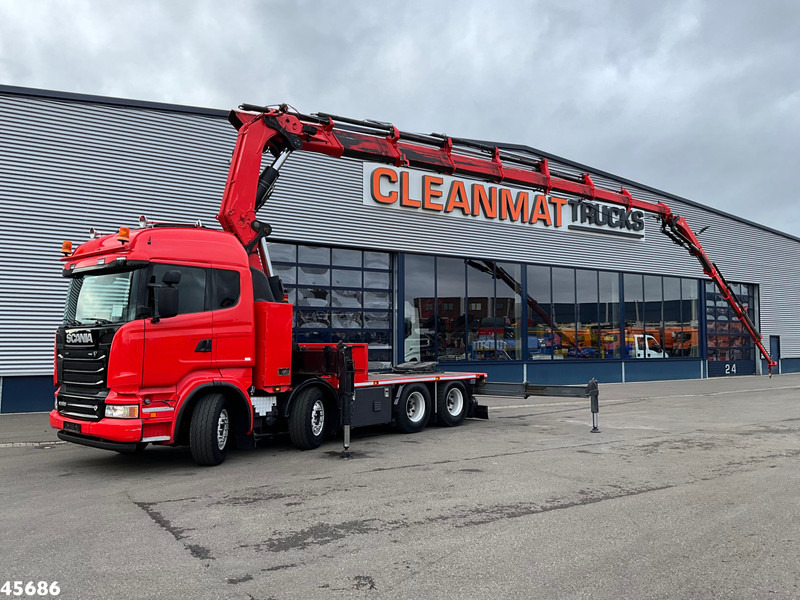 Scania R620 V8 8x4 Hiab 105 Ton/meter laadkraan + Fly-Jib! - Tracteur routier: photos 1 Scania R620 V8 8x4 Hiab 105 Ton/meter laadkraan + Fly-Jib! - Tracteur routier: photos 1