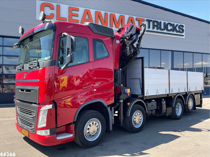 Volvo FH 500 8x2 Euro 6 HMF 32 Tonmeter laadkraan + Fly-Jib - Camion grue: photos 2 Volvo FH 500 8x2 Euro 6 HMF 32 Tonmeter laadkraan + Fly-Jib - Camion grue: photos 2