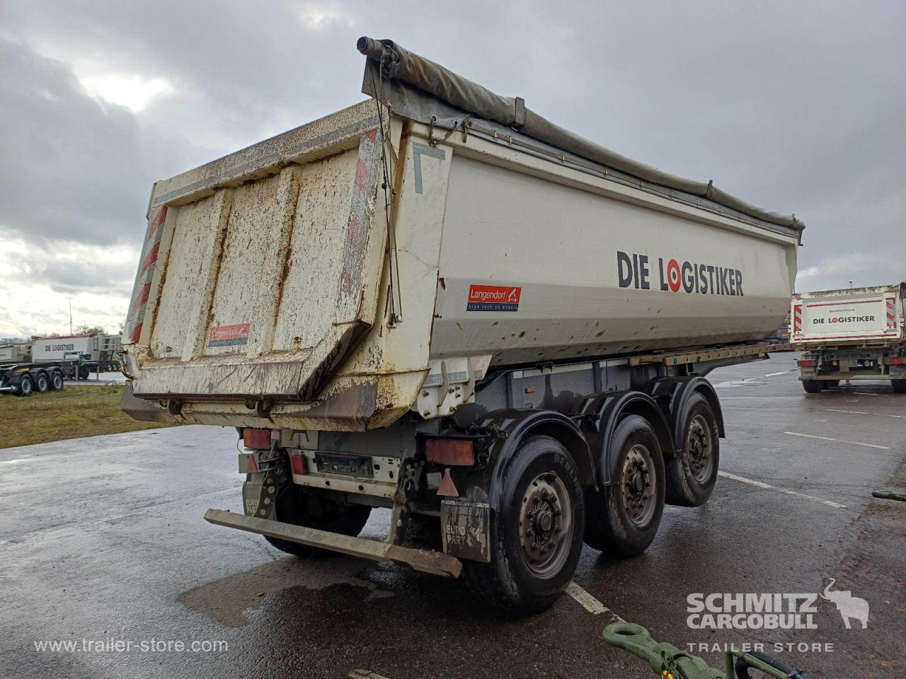 LANGENDORF Auflieger Kipper Stahlrundmulde 24m³ - Semi-remorque benne: photos 5 LANGENDORF Auflieger Kipper Stahlrundmulde 24m³ - Semi-remorque benne: photos 5