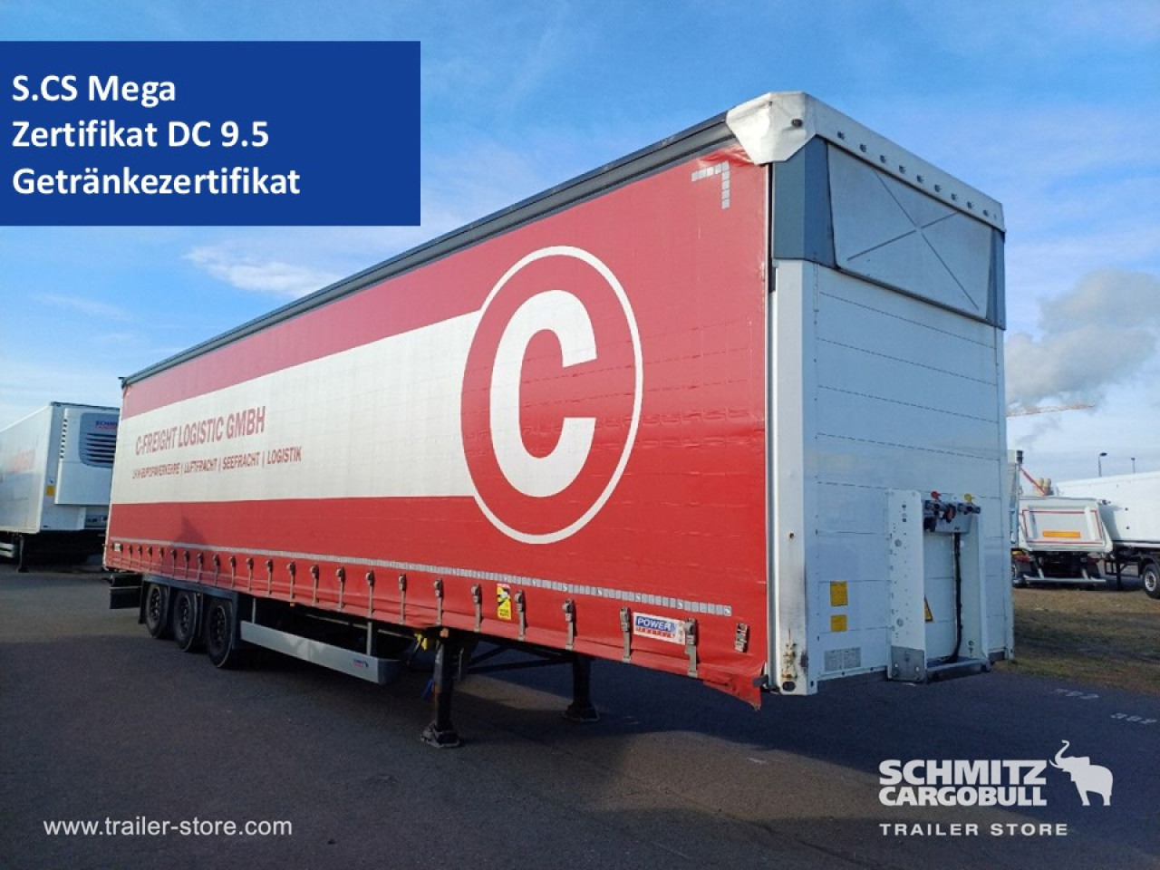 SCHMITZ Auflieger Curtainsider Mega - Semi-remorque rideaux coulissants: photos 1 SCHMITZ Auflieger Curtainsider Mega - Semi-remorque rideaux coulissants: photos 1