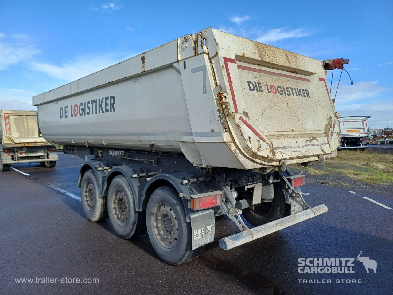 SCHMITZ Auflieger Kipper Stahlrundmulde 24m³ - Semi-remorque benne: photos 4 SCHMITZ Auflieger Kipper Stahlrundmulde 24m³ - Semi-remorque benne: photos 4