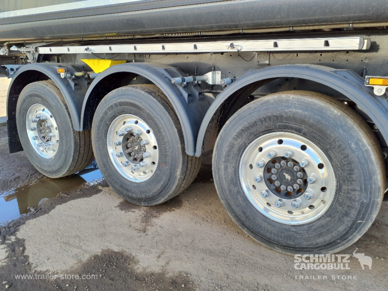 SCHMITZ Tipper Alu-square sided body 55m³ - Semi-remorque benne: photos 2 SCHMITZ Tipper Alu-square sided body 55m³ - Semi-remorque benne: photos 2