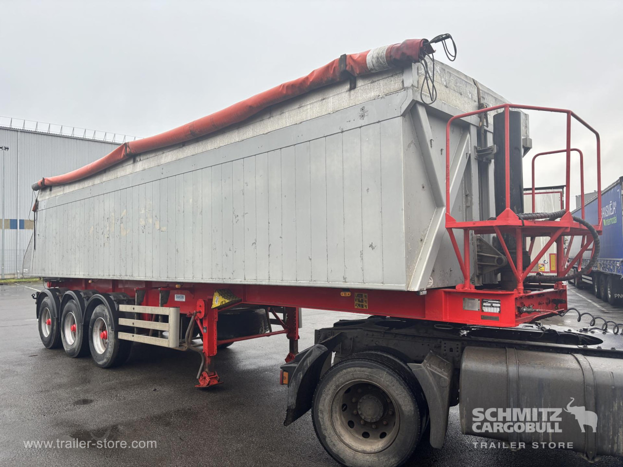 Tipper Alu-square sided body 40m³ - Semi-remorque benne: photos 1 Tipper Alu-square sided body 40m³ - Semi-remorque benne: photos 1