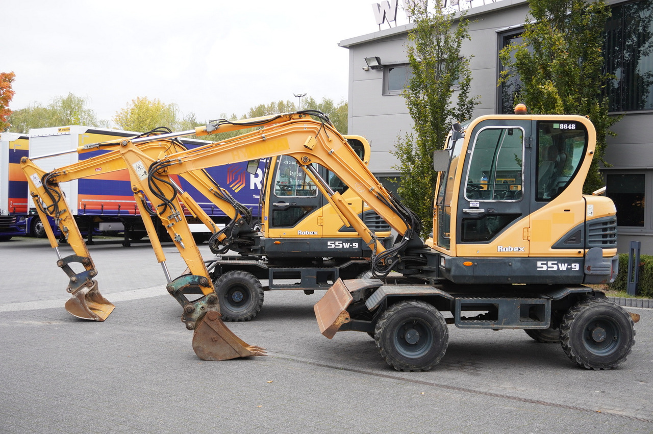 Hyundai Robex 55W-9 Wheeled Excavator 5.5t / 2pcs - Mini pelle: photos 2 Hyundai Robex 55W-9 Wheeled Excavator 5.5t / 2pcs - Mini pelle: photos 2