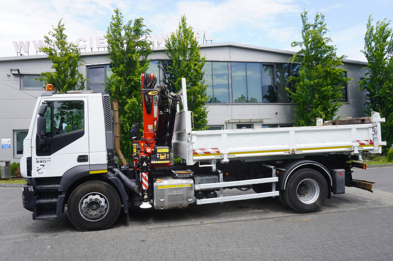 IVECO STRALIS 330 E6 / FASSI 195A 8.5 T / 3-side tipper - Camion benne, Camion grue: photos 3 IVECO STRALIS 330 E6 / FASSI 195A 8.5 T / 3-side tipper - Camion benne, Camion grue: photos 3