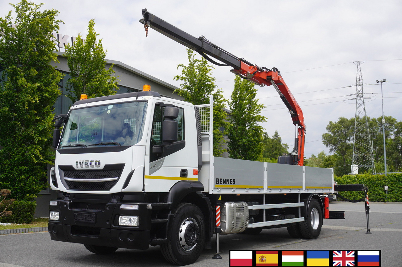 Iveco Stralis 310 / 34 tho km !!! / FASSI 4 Tons 400 MTH! / Flatbed - Camion plateau, Camion grue: photos 1 Iveco Stralis 310 / 34 tho km !!! / FASSI 4 Tons 400 MTH! / Flatbed - Camion plateau, Camion grue: photos 1