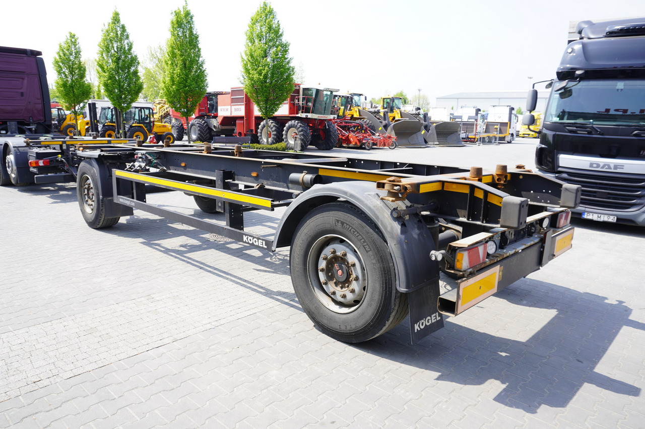 KOGEL AWE 18, two-axle, BDF, 7.5m chassis , air suspension, SAF axles - Remorque châssis: photos 4 KOGEL AWE 18, two-axle, BDF, 7.5m chassis , air suspension, SAF axles - Remorque châssis: photos 4