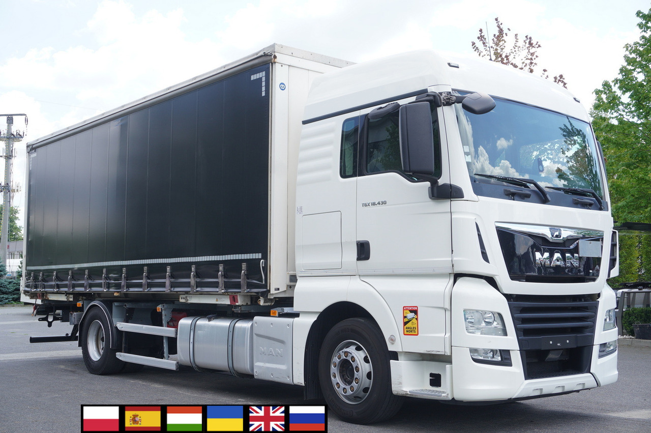 MAN MAN TGX 18.430 / Curtainsider 18 EPAL / sleeping cab / 2021 - Camion porte-conteneur/ Caisse mobile: photos 1 MAN MAN TGX 18.430 / Curtainsider 18 EPAL / sleeping cab / 2021 - Camion porte-conteneur/ Caisse mobile: photos 1