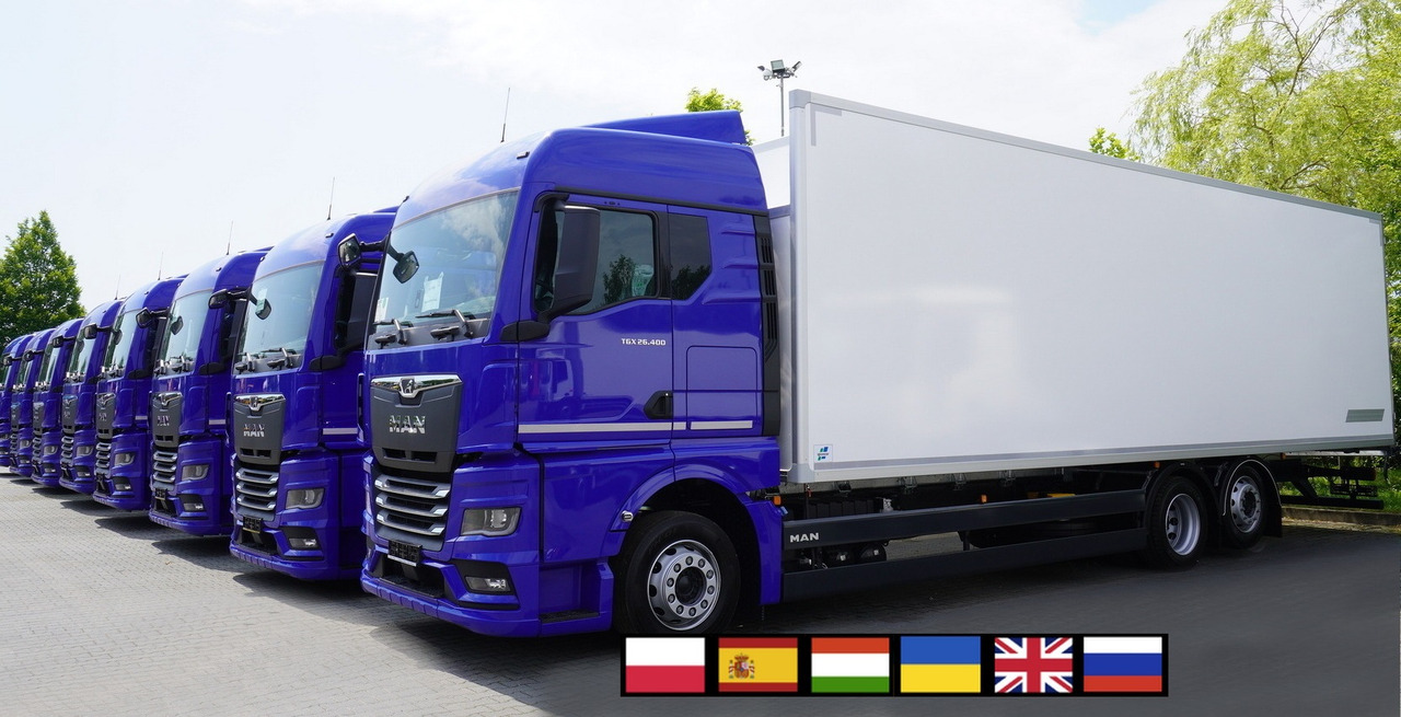 MAN New MAN TGX 26.400 / NEW IGLOOCAR refrigerator 20 pallets / 6×2 / 2024 / 2 units - Camion fourgon: photos 1 MAN New MAN TGX 26.400 / NEW IGLOOCAR refrigerator 20 pallets / 6×2 / 2024 / 2 units - Camion fourgon: photos 1