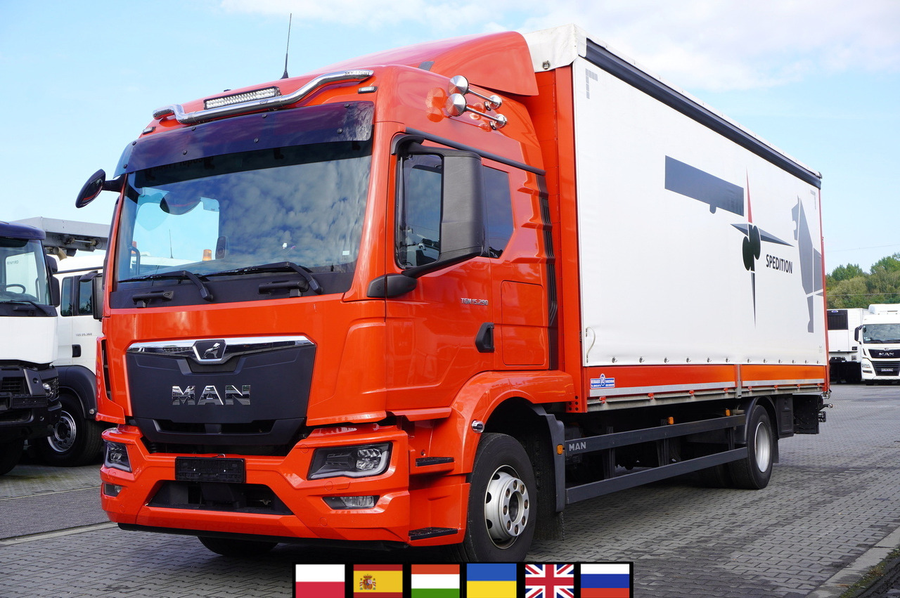 MAN TGM 15.290 / Curtainsider 17 EPAL / 2022 - Camion à rideaux coulissants: photos 1 MAN TGM 15.290 / Curtainsider 17 EPAL / 2022 - Camion à rideaux coulissants: photos 1