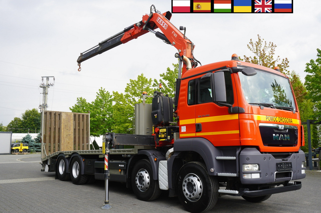 MAN TGS 35.360 E5 8x2 / FASSI F165 / 5.4 T cap. / 8.25 m reach - Remorqueuse: photos 1 MAN TGS 35.360 E5 8x2 / FASSI F165 / 5.4 T cap. / 8.25 m reach - Remorqueuse: photos 1
