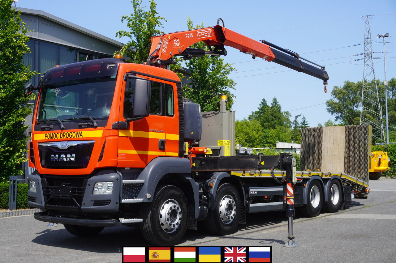 MAN TGS 35.360 E6 8x2 / FASSI F235 crane / 6.5 T cap. / 8.3 m reach - Remorqueuse: photos 1 MAN TGS 35.360 E6 8x2 / FASSI F235 crane / 6.5 T cap. / 8.3 m reach - Remorqueuse: photos 1