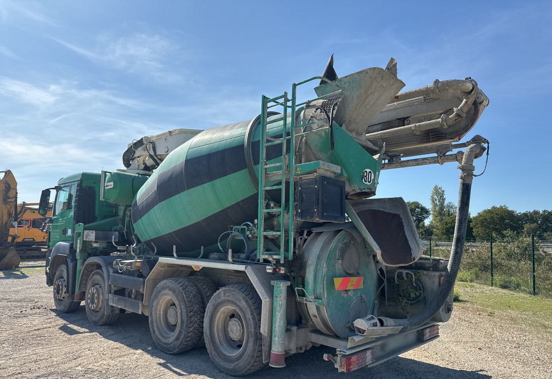 MAN TGS 35.480 8x4 Concrete Mixer Pump truck / Putzmeister M24-3 / 1600 MTH! - Camion pompe: photos 4 MAN TGS 35.480 8x4 Concrete Mixer Pump truck / Putzmeister M24-3 / 1600 MTH! - Camion pompe: photos 4