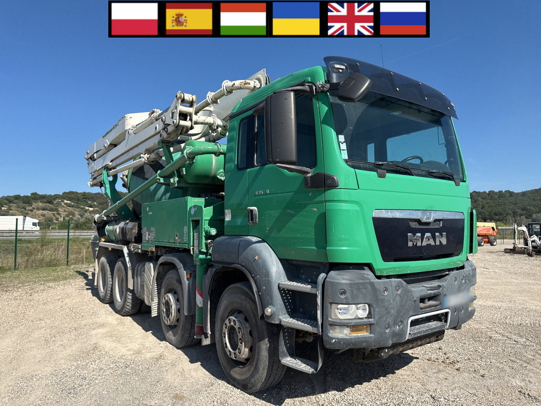 MAN TGS 35.480 8x4 Concrete Mixer Pump truck / Putzmeister M24-3 / 1600 MTH! - Camion pompe: photos 1 MAN TGS 35.480 8x4 Concrete Mixer Pump truck / Putzmeister M24-3 / 1600 MTH! - Camion pompe: photos 1