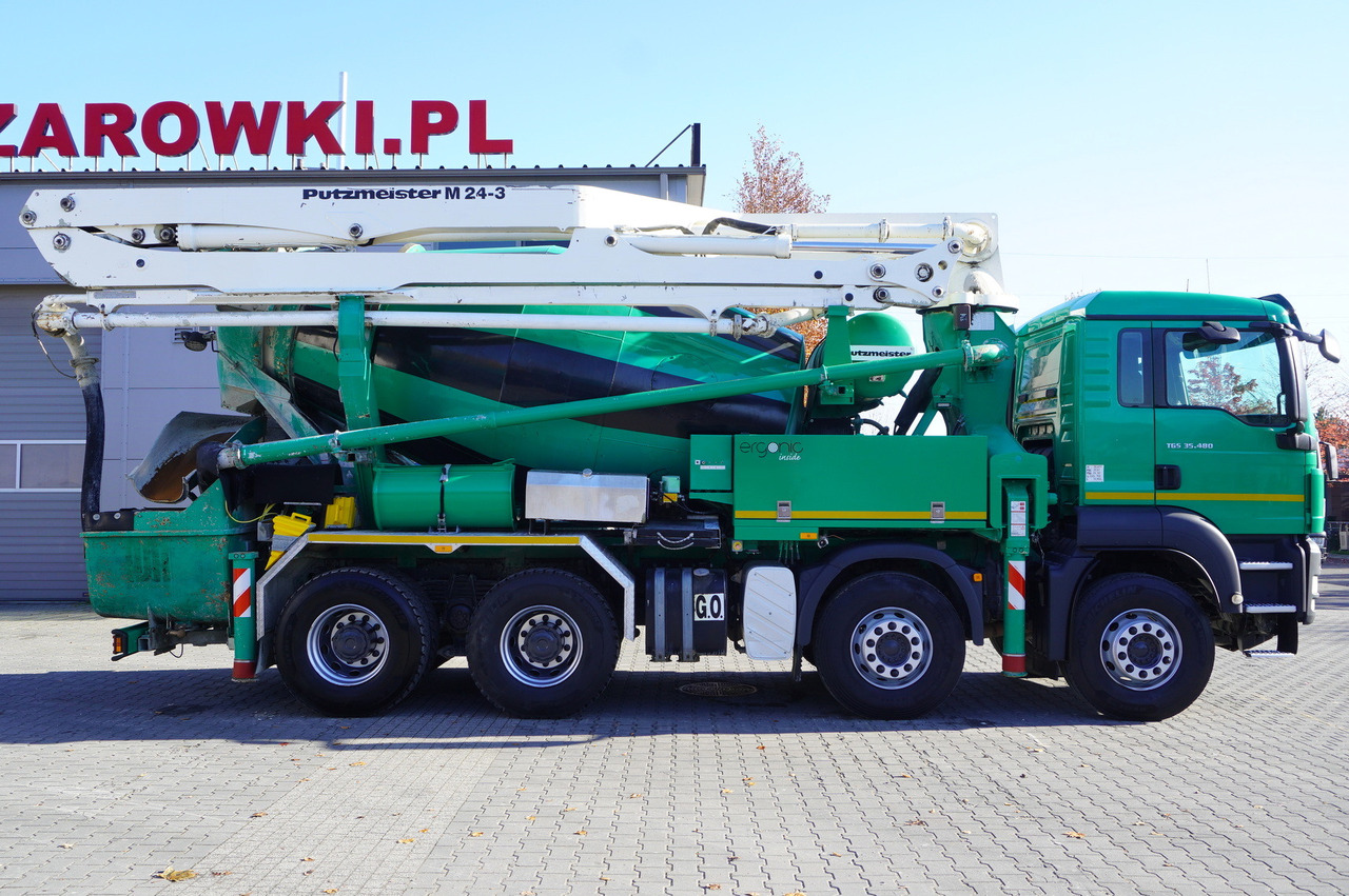 MAN TGS 35.480 8x4 Concrete Mixer Pump truck / Putzmeister M24-3 / 1600 MTH! - Camion pompe: photos 5 MAN TGS 35.480 8x4 Concrete Mixer Pump truck / Putzmeister M24-3 / 1600 MTH! - Camion pompe: photos 5