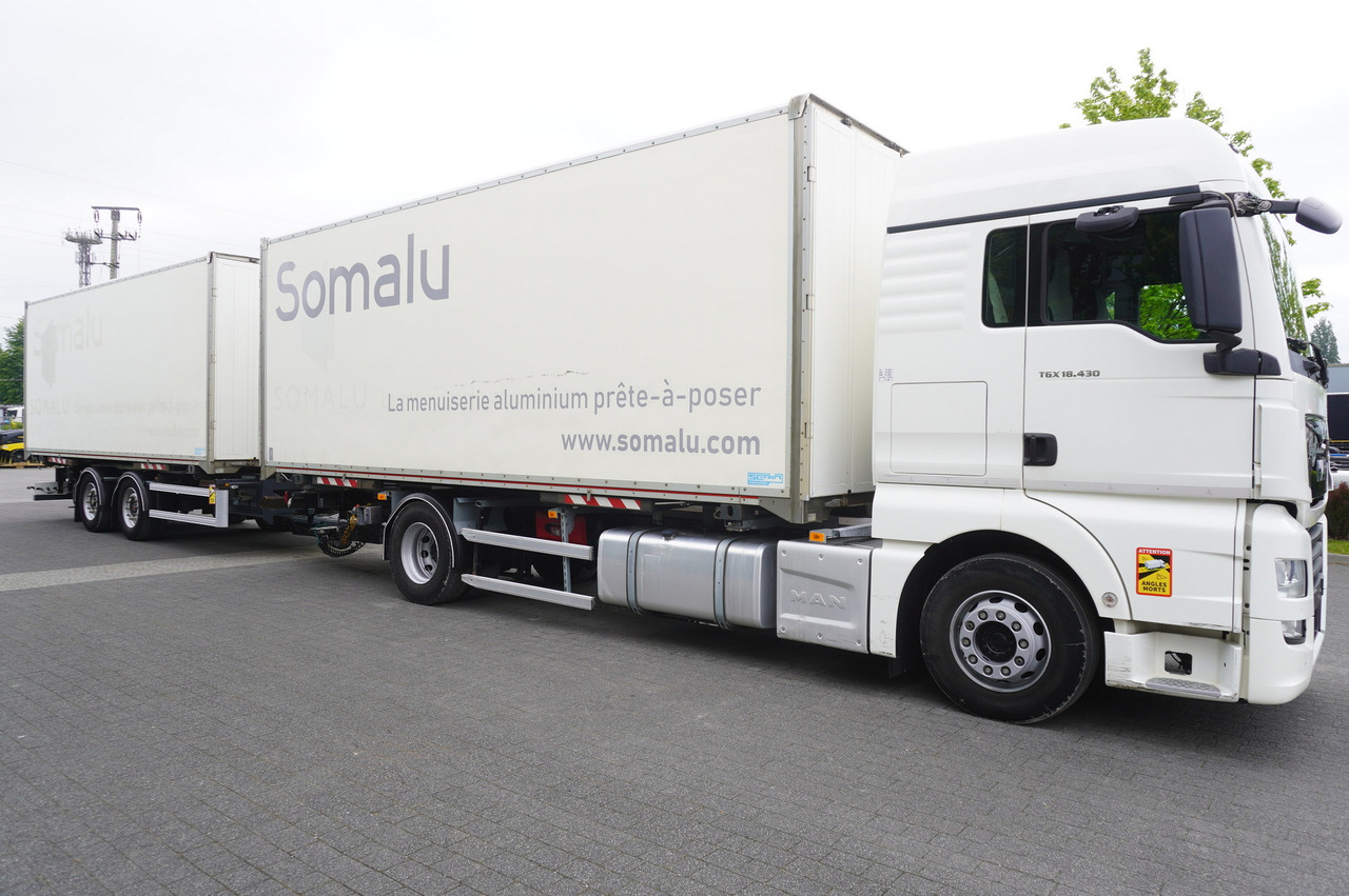 MAN TGX 18.430 / 18 EPAL box / Fruehauf 18 EPAL box trailer / 2021 - Camion fourgon: photos 4 MAN TGX 18.430 / 18 EPAL box / Fruehauf 18 EPAL box trailer / 2021 - Camion fourgon: photos 4