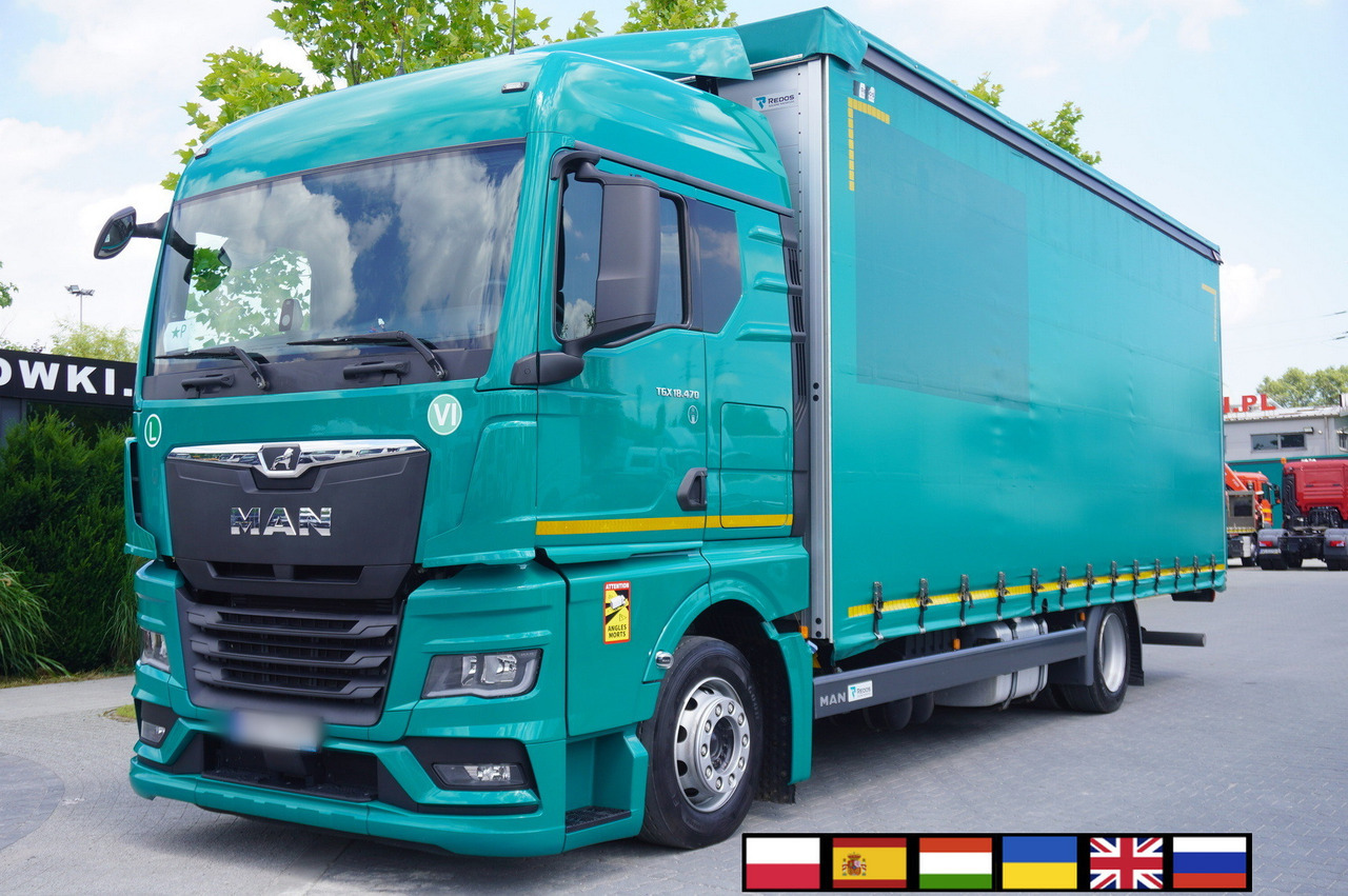 MAN TGX 18.470 / 2022 / Curtainsider 19 EPAL / Retarder / 15 units - Camion à rideaux coulissants: photos 1 MAN TGX 18.470 / 2022 / Curtainsider 19 EPAL / Retarder / 15 units - Camion à rideaux coulissants: photos 1