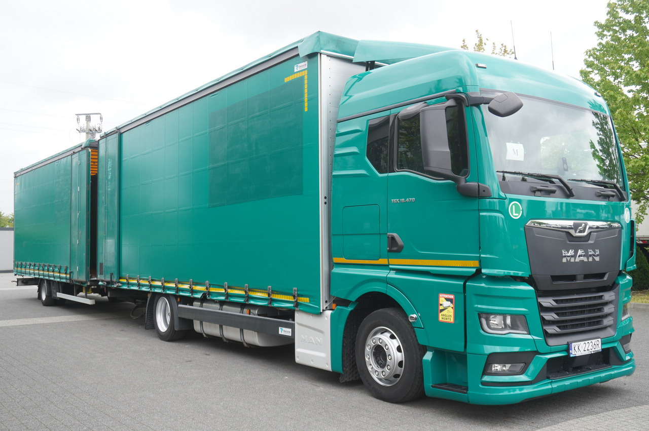 MAN TGX 18.470 / Trailer 19 EPAL / Curtainsider 19 EPAL / 2022 / Retarder / 15 units - Camion à rideaux coulissants: photos 2 MAN TGX 18.470 / Trailer 19 EPAL / Curtainsider 19 EPAL / 2022 / Retarder / 15 units - Camion à rideaux coulissants: photos 2