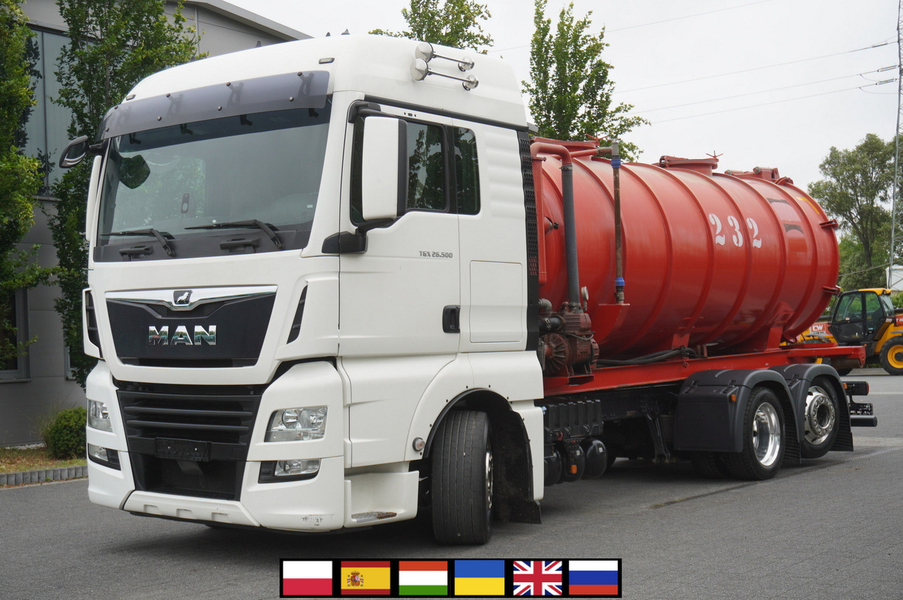 MAN TGX 26.500 / NEW Stal Septic barrel 13000 l / steering 3rd axle - Tonne à lisier: photos 1 MAN TGX 26.500 / NEW Stal Septic barrel 13000 l / steering 3rd axle - Tonne à lisier: photos 1