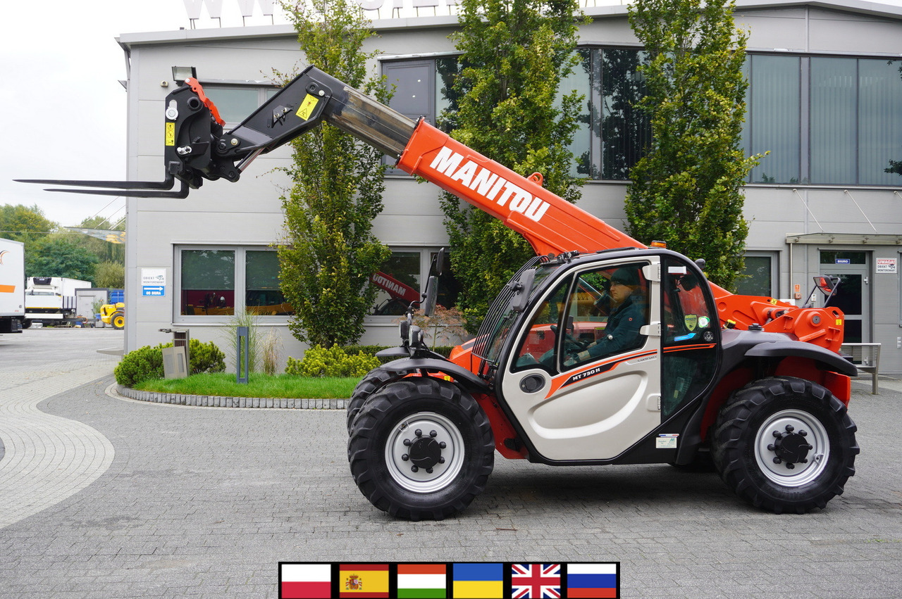 MANITOU MT 730 H / 7 m reach / 3 t / height 190 cm / 2900 MTH! / Joystick - Chargeuse sur pneus télescopique: photos 1 MANITOU MT 730 H / 7 m reach / 3 t / height 190 cm / 2900 MTH! / Joystick - Chargeuse sur pneus télescopique: photos 1