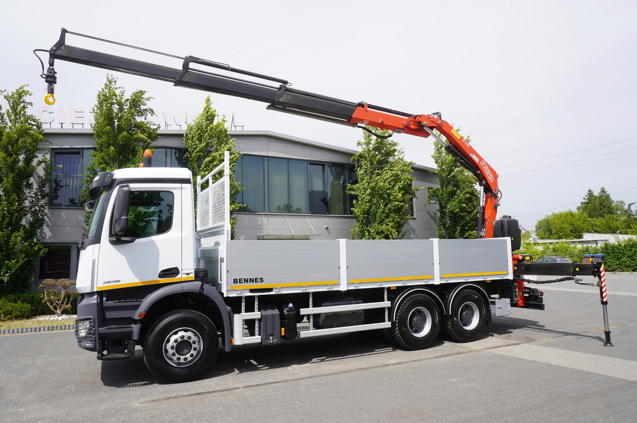 MERCEDES-BENZ AROCS 2636 Flatbed / HDS FASSI F175 7.7 T / 150,000 km - Camion plateau, Camion grue: photos 4 MERCEDES-BENZ AROCS 2636 Flatbed / HDS FASSI F175 7.7 T / 150,000 km - Camion plateau, Camion grue: photos 4
