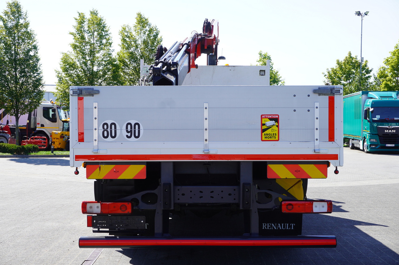 RENAULT C280 DTI 8 / FASSI crane 5.6 T / range 8 m / Flatbed 15 EPAL - Camion plateau, Camion grue: photos 4 RENAULT C280 DTI 8 / FASSI crane 5.6 T / range 8 m / Flatbed 15 EPAL - Camion plateau, Camion grue: photos 4