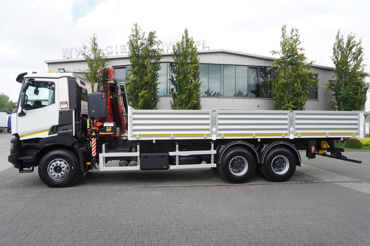 RENAULT K380 6×4 / FASSI F175 crane 7.85 t / 120 thousand km! / 2-sided tipper - Camion benne, Camion grue: photos 5 RENAULT K380 6×4 / FASSI F175 crane 7.85 t / 120 thousand km! / 2-sided tipper - Camion benne, Camion grue: photos 5