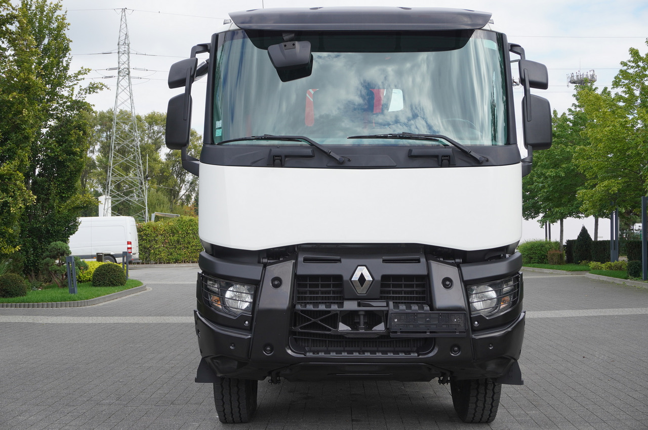 Camion benne, Camion grue RENAULT K380 6×4 / FASSI F175 crane 7.85 t / 120 thousand km! / 2-sided tipper: photos 14