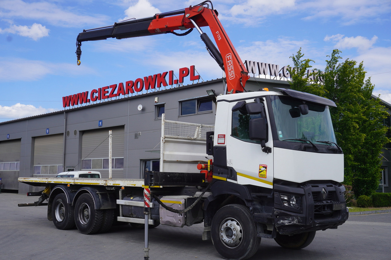 RENAULT K380 6x4 / FASSI F175 crane 7.85 t / 120 thousand km! - Camion grue: photos 1 RENAULT K380 6x4 / FASSI F175 crane 7.85 t / 120 thousand km! - Camion grue: photos 1