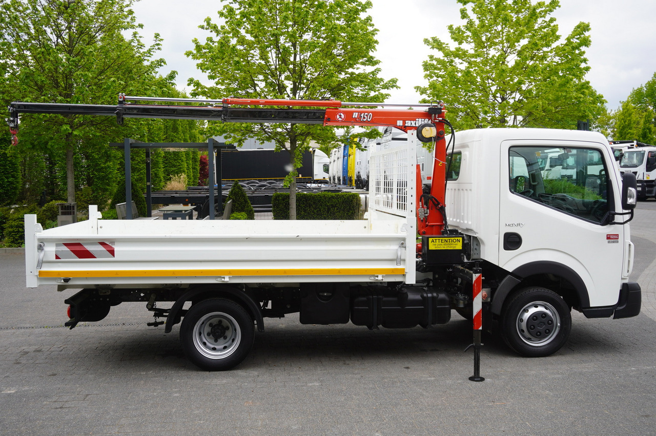 Fourgon plateau Renault Maxity 140DXI / 40 th. km !!! / Maxilift crane 1 t. cap.: photos 9