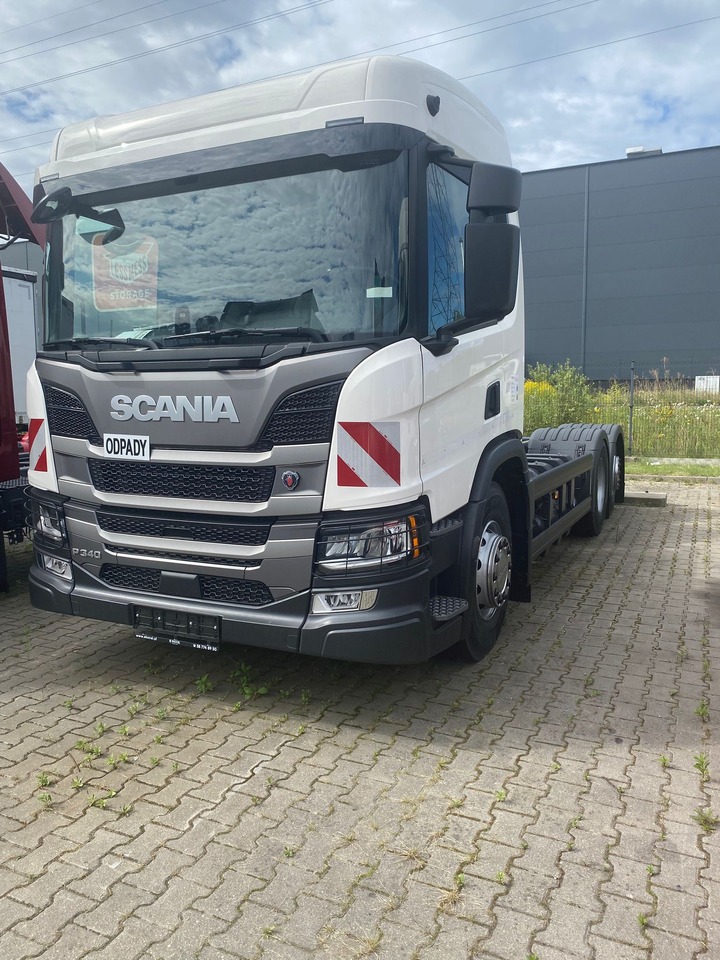 SCANIA P 340 B6x2*4NA / chassis frame / steering axle / CNG / large cab / 8 units - Châssis cabine: photos 2 SCANIA P 340 B6x2*4NA / chassis frame / steering axle / CNG / large cab / 8 units - Châssis cabine: photos 2
