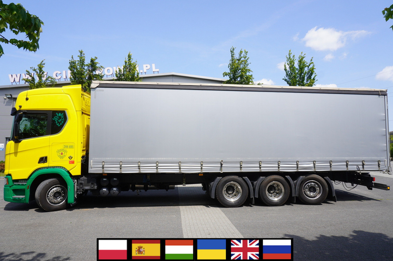 SCANIA R650 V8 8x4 /4 / 2020 / Curtainsider 23 EPAL - Camion à rideaux coulissants: photos 1 SCANIA R650 V8 8x4 /4 / 2020 / Curtainsider 23 EPAL - Camion à rideaux coulissants: photos 1