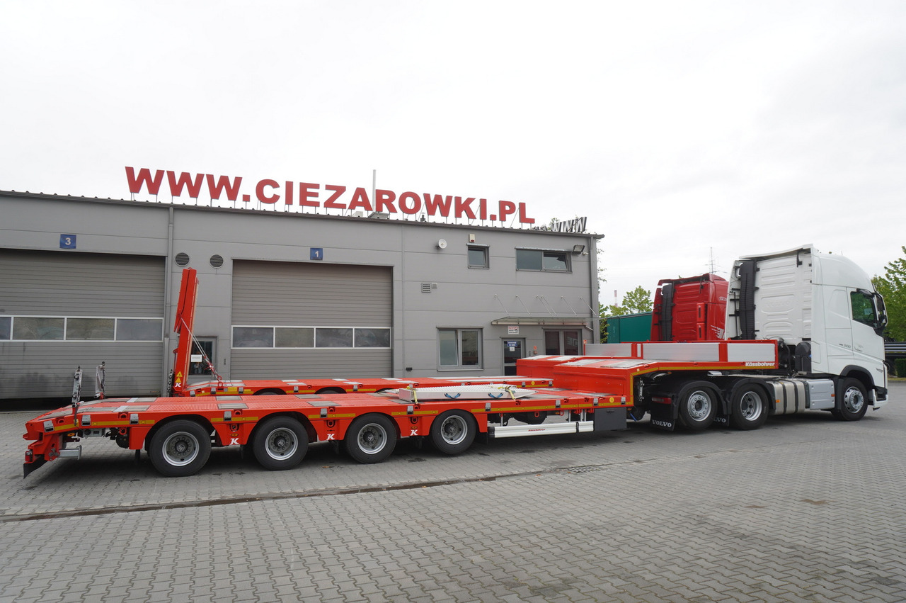 VOLVO FH 500 6 × 2 Globetrotter XL / 2023 / 114 thousand km / Brand-new low-loader Kässbohrer LB3E semi-trailer - Camion porte-voitures: photos 3 VOLVO FH 500 6 × 2 Globetrotter XL / 2023 / 114 thousand km / Brand-new low-loader Kässbohrer LB3E semi-trailer - Camion porte-voitures: photos 3