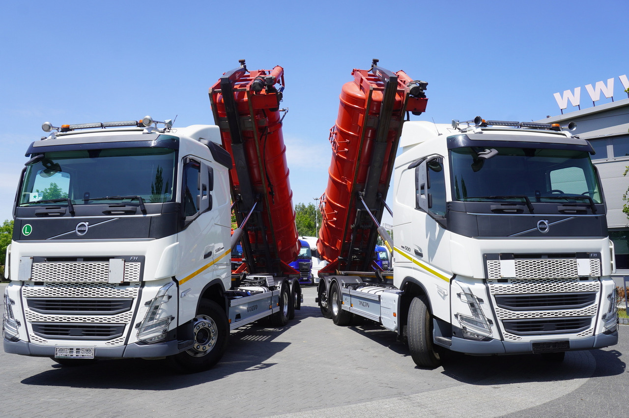 VOLVO Volvo FH 500 / Septic barrel 13000 l / Hook lift 21 t / 2022 / 3rd axle steered / 2 units - Tonne à lisier: photos 2 VOLVO Volvo FH 500 / Septic barrel 13000 l / Hook lift 21 t / 2022 / 3rd axle steered / 2 units - Tonne à lisier: photos 2