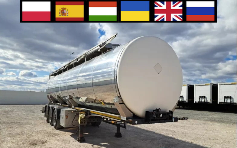 WIELTON NS3D 36 t food cistern / 3 chambers - Semi-remorque citerne: photos 1 WIELTON NS3D 36 t food cistern / 3 chambers - Semi-remorque citerne: photos 1