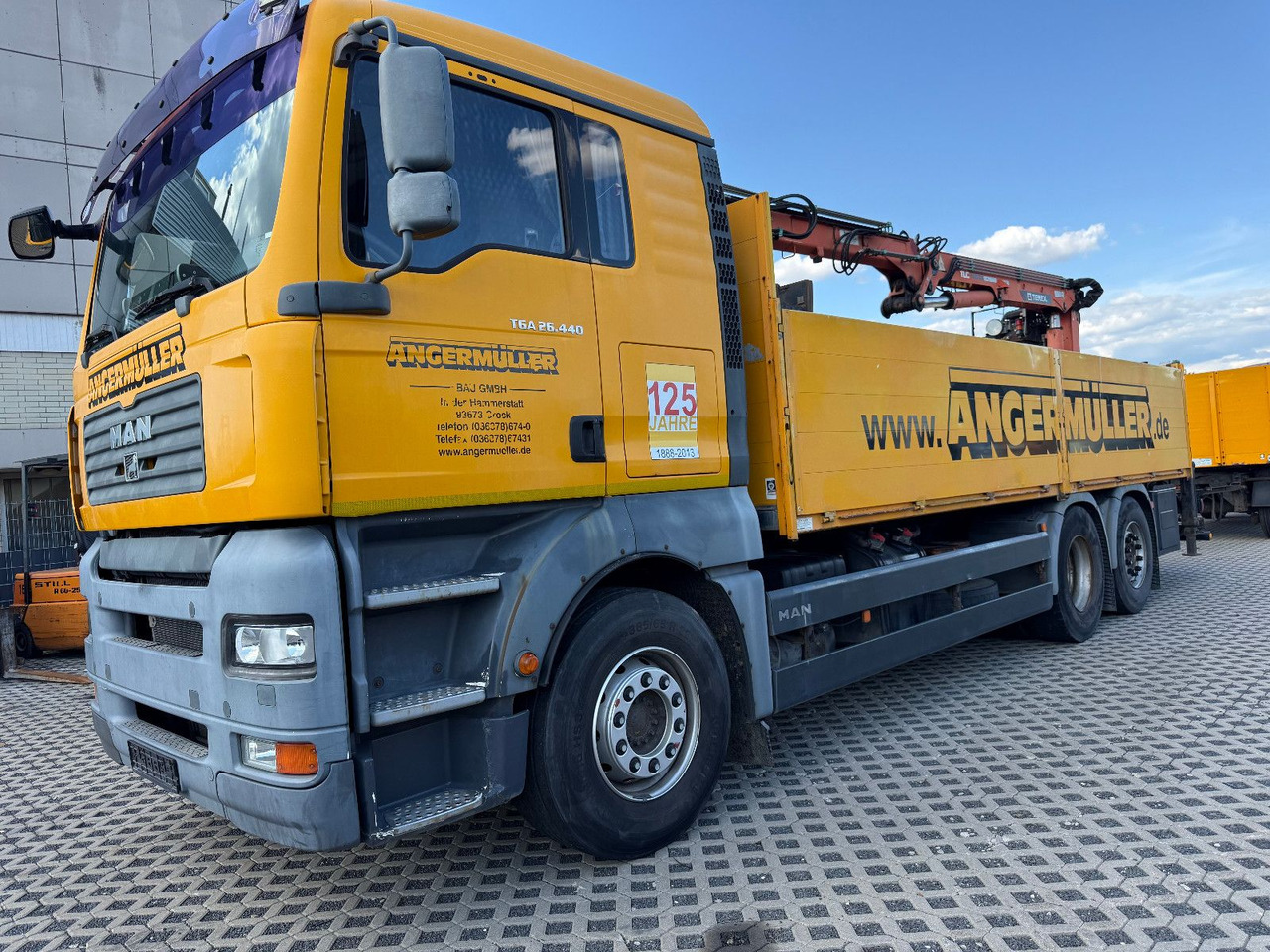 MAN TGA 26,440 TEREX TLC 165,2-A19 ACM SYSTEM - Camion grue: photos 2 MAN TGA 26,440 TEREX TLC 165,2-A19 ACM SYSTEM - Camion grue: photos 2