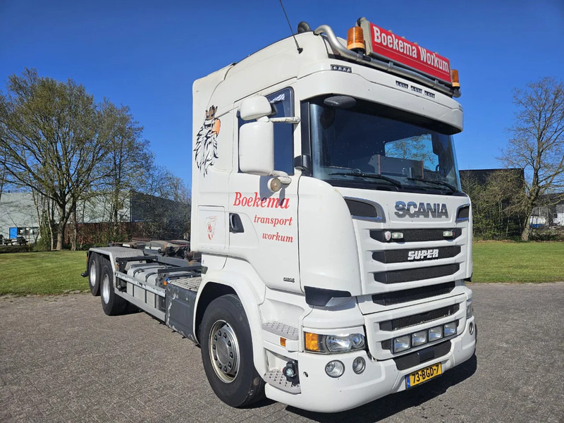 Scania R520 6X2 Retarder King o/t Road V8 - Camion porte-conteneur/ Caisse mobile: photos 2 Scania R520 6X2 Retarder King o/t Road V8 - Camion porte-conteneur/ Caisse mobile: photos 2