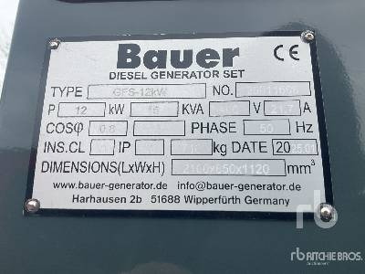 BAUER GENERATOREN GFS-12 ATS 15 kVA (Unused) - Groupe électrogène: photos 5 BAUER GENERATOREN GFS-12 ATS 15 kVA (Unused) - Groupe électrogène: photos 5