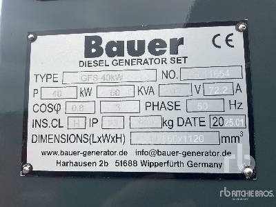 BAUER GENERATOREN GFS-40 ATS 50 kVA (Unused) - Groupe électrogène: photos 5 BAUER GENERATOREN GFS-40 ATS 50 kVA (Unused) - Groupe électrogène: photos 5