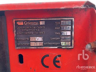 GRIMME DR 1500 - Arracheuse de pommes de terre: photos 5 GRIMME DR 1500 - Arracheuse de pommes de terre: photos 5