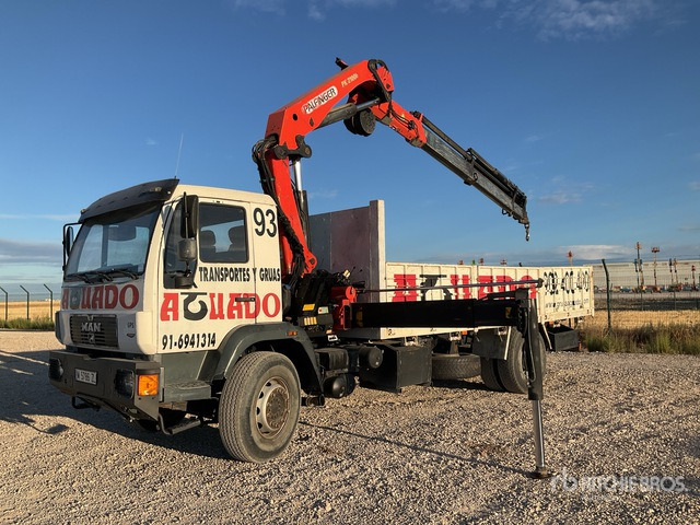 2000 MAN 18.224LC 2000 Palfinger PK21000 6100 kg ... Flatbed Truck with Crane - Camion plateau, Camion grue: photos 1 2000 MAN 18.224LC 2000 Palfinger PK21000 6100 kg ... Flatbed Truck with Crane - Camion plateau, Camion grue: photos 1
