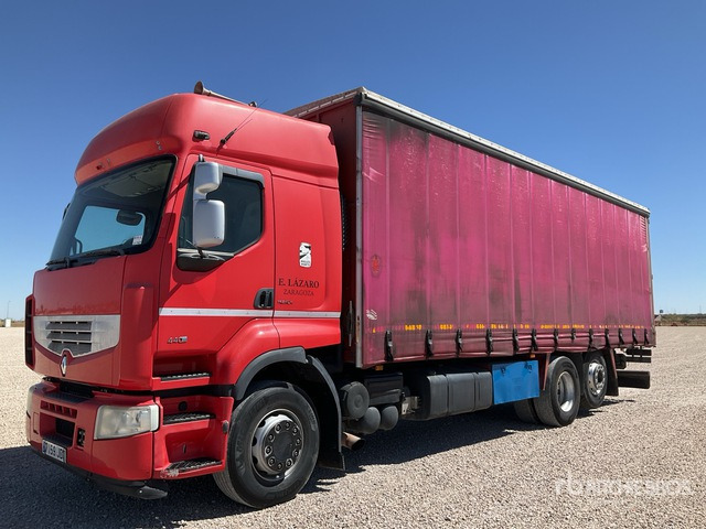2006 Renault Premium 440.26 6x2 Curtain Side Truck - Camion à rideaux coulissants: photos 2 2006 Renault Premium 440.26 6x2 Curtain Side Truck - Camion à rideaux coulissants: photos 2