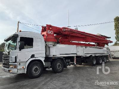 SCANIA P124 NA420 2005 Junjin JJ-M5517 56 m on 10 ... - Camion pompe: photos 1 SCANIA P124 NA420 2005 Junjin JJ-M5517 56 m on 10 ... - Camion pompe: photos 1