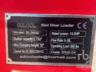 SDLOOL SL360Z (Unused) - Mini chargeuse: photos 5 SDLOOL SL360Z (Unused) - Mini chargeuse: photos 5