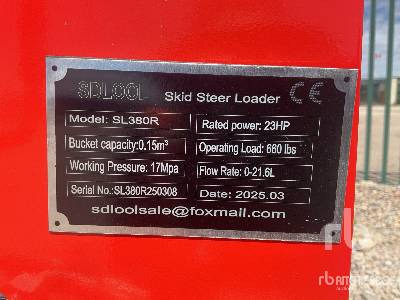 SDLOOL SL380R (Unused) - Mini chargeuse: photos 5 SDLOOL SL380R (Unused) - Mini chargeuse: photos 5