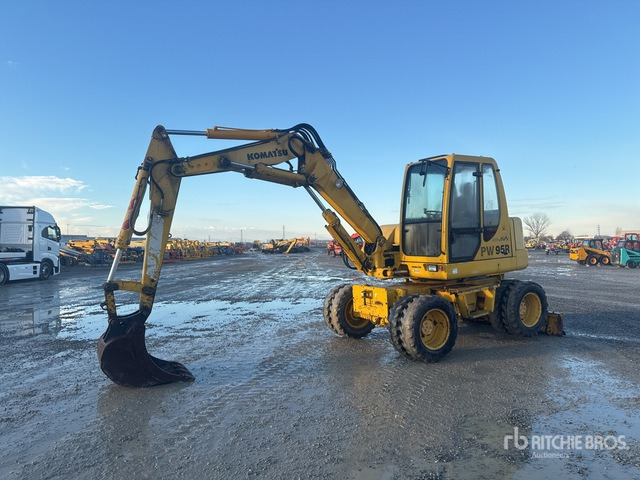 2001 Komatsu PW 95 Wheel Excavator - Pelle sur pneus: photos 1 2001 Komatsu PW 95 Wheel Excavator - Pelle sur pneus: photos 1