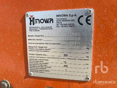 HINOWA LIGHT LIFT 1965 Crawler - Nacelle articulée: photos 5 HINOWA LIGHT LIFT 1965 Crawler - Nacelle articulée: photos 5