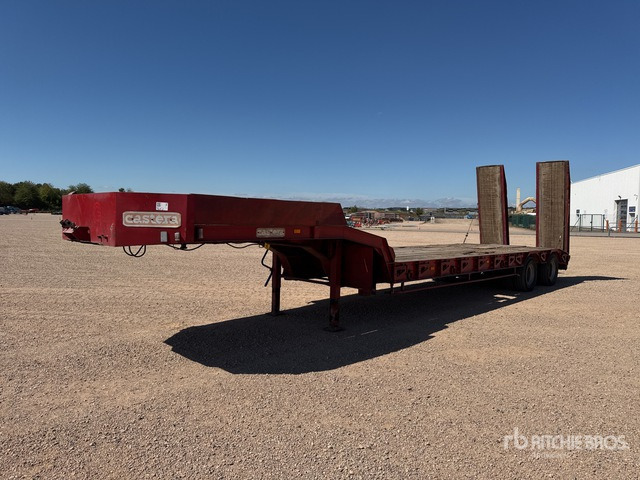 1989 Castera RSTP25 T/A Semi-Remorque Porte-Engins ... Lowboy Trailer - Semi-remorque surbaissé: photos 1 1989 Castera RSTP25 T/A Semi-Remorque Porte-Engins ... Lowboy Trailer - Semi-remorque surbaissé: photos 1