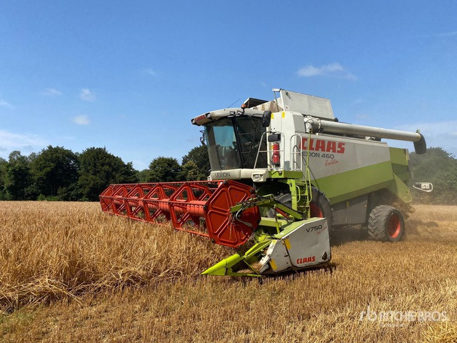 2003 Claas Lexion 460 Evolution Caterpillar C9 engine, with hea ... Combine Harvester - Broyeur/ Épareuse: photos 2 2003 Claas Lexion 460 Evolution Caterpillar C9 engine, with hea ... Combine Harvester - Broyeur/ Épareuse: photos 2